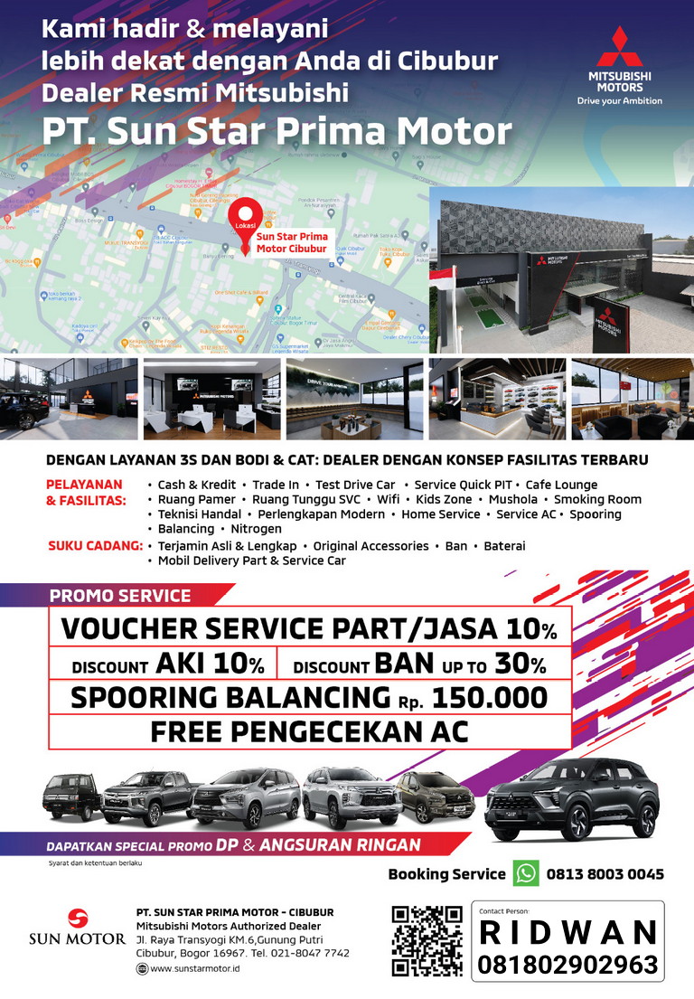 PROMO SUN MOTOR CIBUBUR 